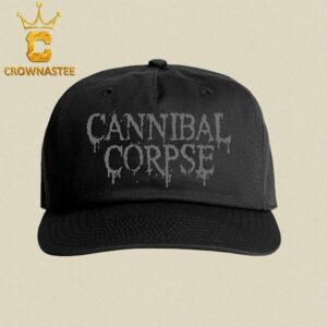 Cannibal Corpse Logo Grey Classic Hat Cap Snapback