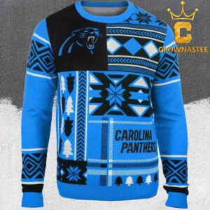 Carolina Panthers NFL Christmas Holiday Ugly Sweater