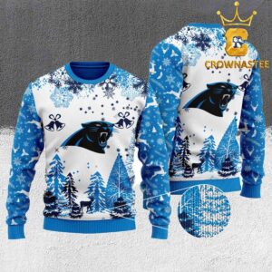 Carolina Panthers NFL Christmas Ugly Sweater