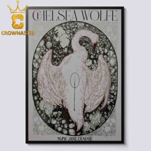 Chelsea Wolfe The Queen Of Darkness Mary Jane Dunphe At Circolo Magnolia Milan 2024 Home Decor Poster Canvas