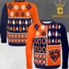 Chicago Bears NFL Football Grinch Christmas Holiday Gift Ugly Sweater