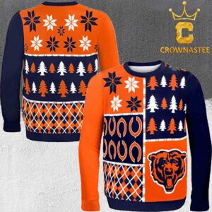 Chicago Bears NFL Footbal Christmas Holiday Ugly Sweater