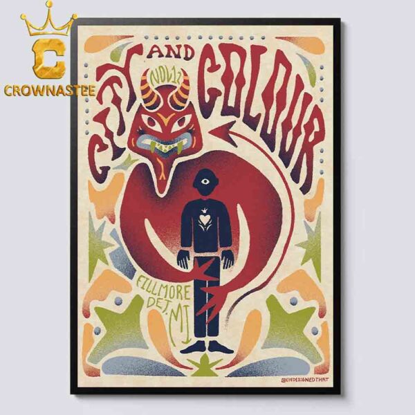 City And Colour Detroit Michigan 2024 The Fillmore Detroit On November 12th Home Decor Poster Canvas