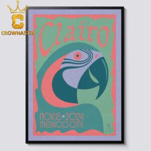 Clairo Mexico City MX 2024 CMDX On November 15th Home Decor Poster Canvas