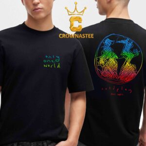 Coldplay Only One World Moon Music Two Sided T-Shirt