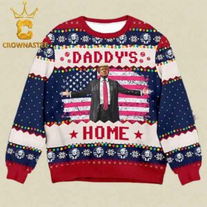 Daddy’s Home Donald Trump Christmas Holiday Gift Ugly Sweater