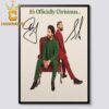 Dan And Shay Its Officially Christmas Album Cover Signature Home Decor Poster Canvas