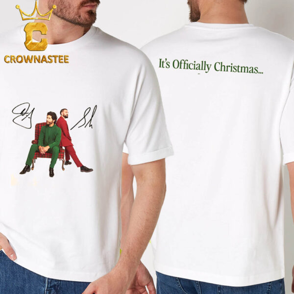 Dan And Shay Its Officially Christmas Album Signature Two Sided T-Shirt