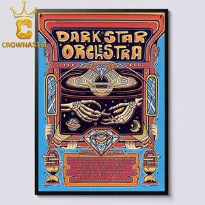 Dark Star Orchestra Fall Tour 2024 Dates Schedule Home Decor Poster Canvas