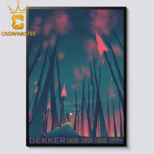 Dekker Futute Ghosts Tour 2024 Dates Schedule Home Decor Poster Canvas