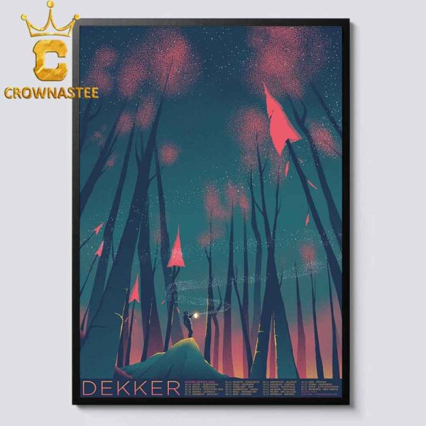 Dekker Futute Ghosts Tour 2024 Dates Schedule Home Decor Poster Canvas