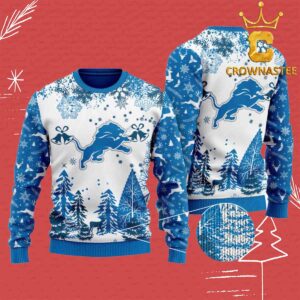 Detroit Lions NFL Grinch Christmas Holiday Gift Ugly Sweater