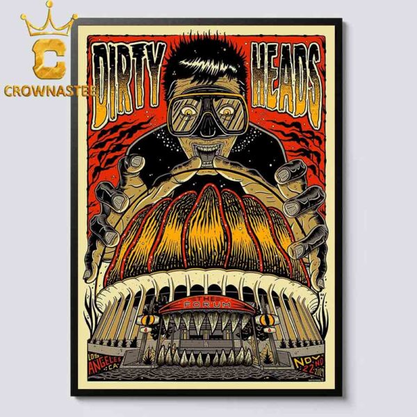 Dirty Heads Los Angeles CA 2024 The Kia Forum On November 22nd Home Decor Poster Canvas