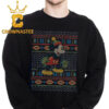 Disney Winnie The Pooh Decorations And What Nots Christmas Hoiliday Ugly Sweater Hoodie T-Shirt