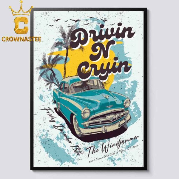 Drivin N Cryin Isle of Palm SC 2024 On November 15th Home Decor Poster Canvas