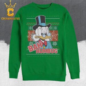 Donald Duck Ducktales Bah Humbug Scrooge Disney Ugly Sweater Hoodie T-Shirt