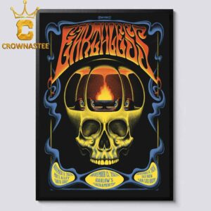 Earthless Band Moes Alley Santa Grus Harlows Sagramento Slo Brew San Luis Obispo On November 9 13 14 Home Decor Poster Canvas