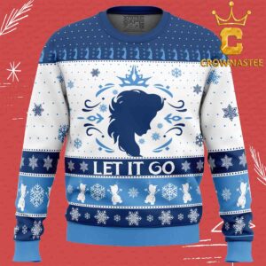 Elsa Frozen Let It Go Disney Christmas Holiday Ugly Sweater