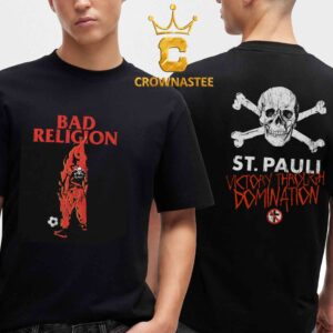 FC St Pauli x Bad Religion Victory Through Domination Two Sided T-Shirt