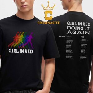 Girl In Red I Have To See Your Again US Fall Tour 2024 Rainbow Silhouette Two Sided T-Shirt