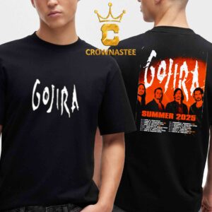 Gojira Summer 2025 Tour Dates Schedule Two Sided T-Shirt