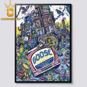 Goose The Band Cincinnati OH At Andrew J Brady Music Center On November 10th 2024 Home Decor Poster Canvas