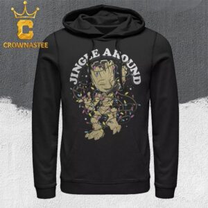 Guardins Of The Galaxy Jingle Groot Marvel Christmas Holiday Ugly Hoodie Sweater T-Shirt