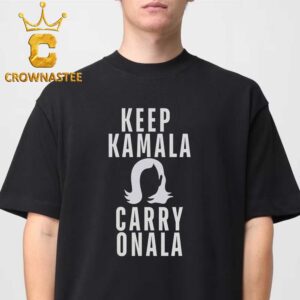 Harris Walz Keep Kamala And Carry Onala Essential T-Shirt