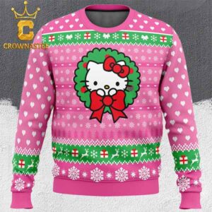 Hello Kitty Cute Christmas Holiday Ugly Christmas Sweater