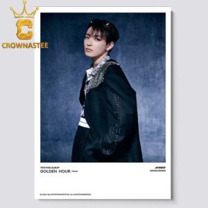 Hongjoong ATEEZ Golden Hour Part 2 Album Photo For Ver 11th Mini Album Home Decor Poster Canvas