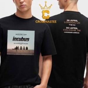 Incubus Band Uk And European Show 2025 London And Cologne Germany On April 26th And 30th Two Sided T-Shirt