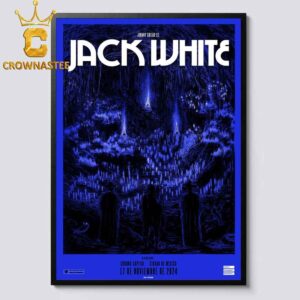 Jack White Ciudad de Mexico 2024 Corona Capital On November 16th Home Decor Poster Canvas