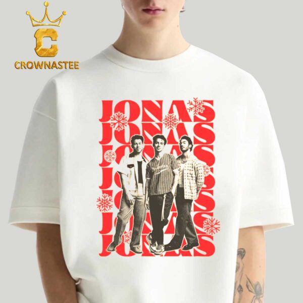 Jonas Brothers Snow Red Christmas Holiday Classic T-Shirt Hoodie Sweater