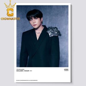 Jongho ATEEZ Golden Hour Part 2 Album Photo For Ver 11th Mini Album Home Decor Poster Canvas