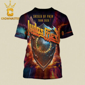 Judas Priest Shield Of Pain Tour 2025 All Over Print T-Shirt