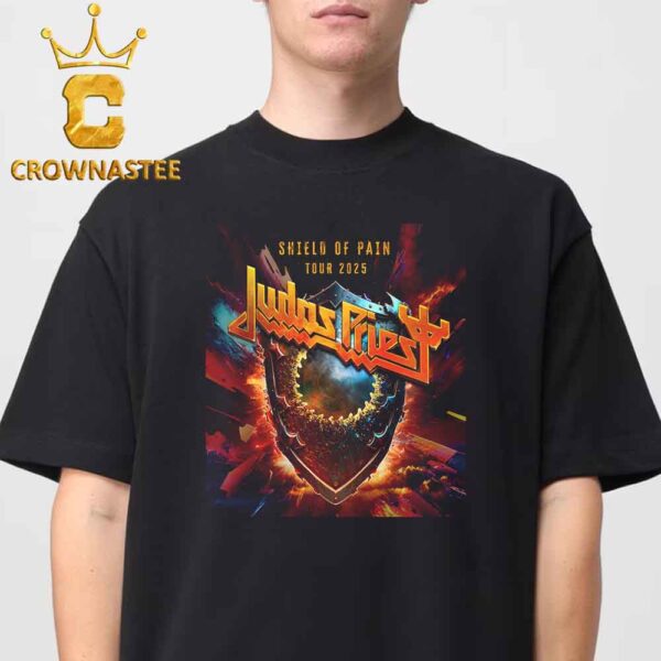 Judas Priest Shield Of Pain Tour 2025 Classic T-Shirt