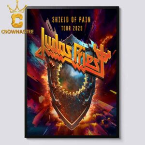 Judas Priest Shield Of Pain Tour 2025 Home Decor Poster Canvas