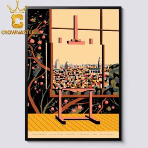 Khruangbin Antwerpen Belgium 2024 Lotto Arena On November 2nd Home Decor Poster Canvas