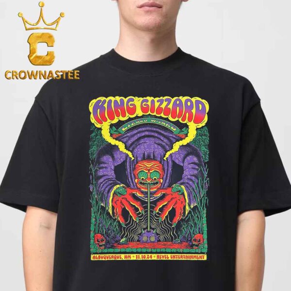 King Gizzard And The Lizard Wizard Albuquerque NM 2024 Revel Entertainment On November 11th Classic T-Shirt