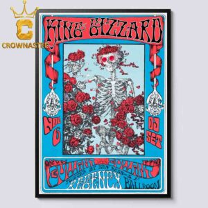 King Gizzard And The Lizard Wizard San Francisco 2024 The Regency Ballroom On November 6 Home Decor Poster Canvas