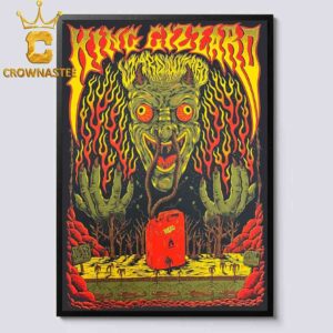 King Gizzard And The Lizard Wizard Vina Robles Amphitheatre CA 2024 On November 3rd Home Decor Poster Canvas