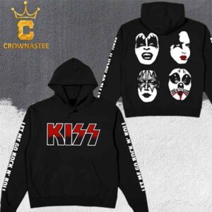 Kiss Band Let Me Go Rock N Roll Christmas Holiday Hoodie Sweater T-Shirt