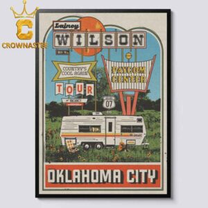 Lainey Wilson Oklahoma City OK 2024 Paycom Center On November 7th Country Cool Again Tour Home Decor Poster Canvas