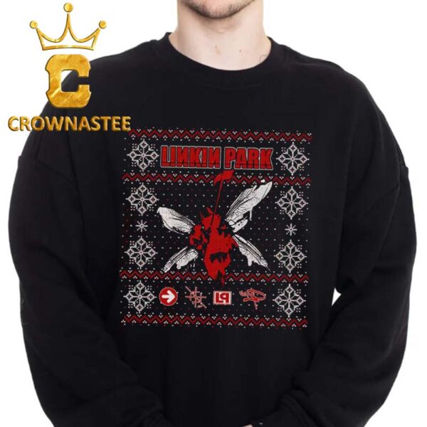 Linkin Park Hybrid Theory Christmas Holiday Ugly Sweater Hoodie T-Shirt