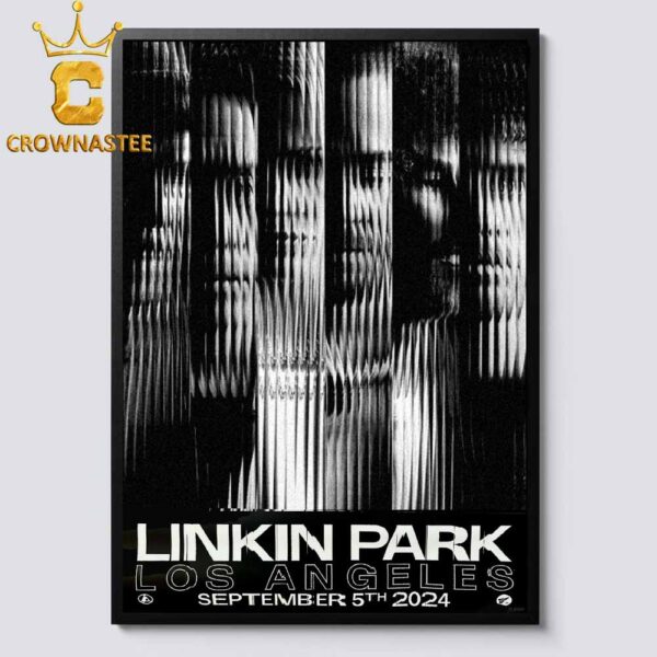 Linkin Park Los Angeles LA 2024 From Zero Tour On November 5th Home Decor Poster Canvas