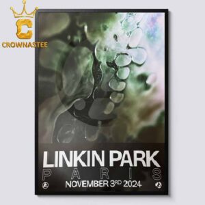 Linkin Park Paris 2024 From Zero Tour On November 3rd Home Decor Poster Canvas