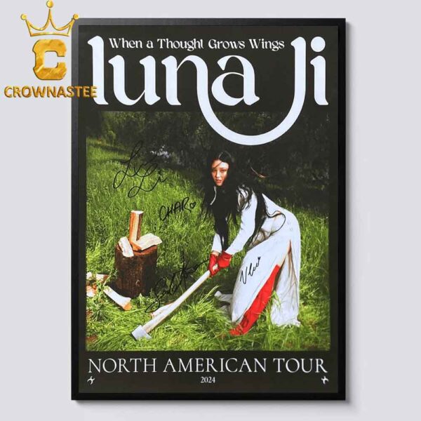 Luna Li North American Tour 2024 When A Thought Grows Wings Home Decor Poster Canvas