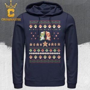 Mario Nintendo Friendship Christmas Holiday Ugly Hoodie Sweater T-Shirt