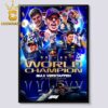 Max Verstappen Formula 1 4x World Champion 2024 Las Vegas GP F1 Oracle Red Bull Racing Home Decor Poster Canvas