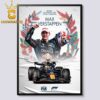 Max Verstappen The Formula 1 4x World Champion 2024 Las Vegas GP F1 Oracle Red Bull Racing Home Decor Poster Canvas